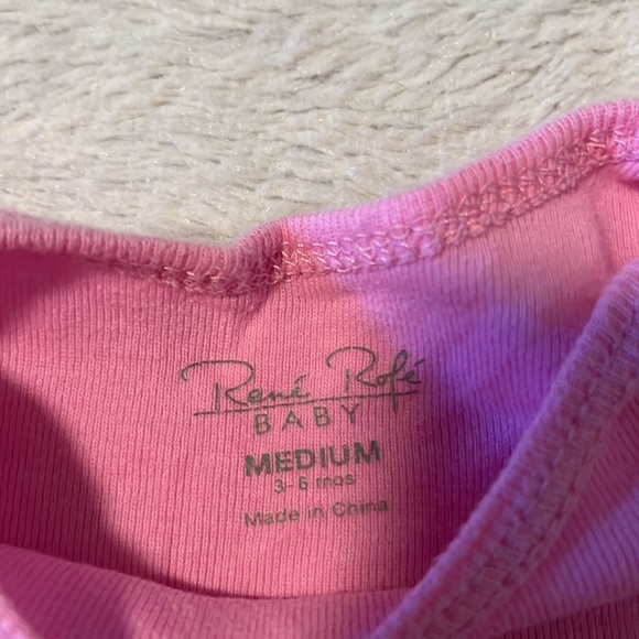 (3 for $10) Rene rofe pink bodysuit - Picture 4 of 4
